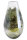 Gilde Glas Kegelvase Florenz (BxHxL) 18 cm x 33,5 cm x 18 cm grünfarben braun klar
