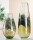 Gilde Glas Kegelvase Florenz (BxHxL) 18 cm x 33,5 cm x 18 cm grünfarben braun klar