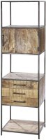 Gilde Holz Bücherregal Camara (BxHxL) 50 cm x 180 cm...