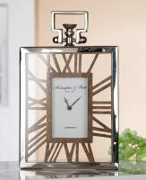 Gilde Metall Standuhr rechteck. Rusto (BxHxL) 20,5 cm x...