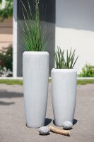 Gilde Creasto Dekovase Bigio betongrau (BxHxL) 75 cm mit herausnehmbaren Einsatz ? 34 cm