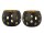 Soma Teelichthalter 48-teilig Set 2 x 24 VE Kerzenhalter Florina Kugelform schwarz matt innen vergoldet