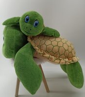 Plüsch Schildkröte XXL Plüsch Schildkröte Kuscheltier grün Plüschtier (Schildkröte 55 cm)