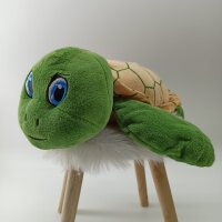 Plüsch Schildkröte XXL Plüsch Schildkröte Kuscheltier grün Plüschtier (Schildkröte 55 cm)