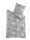 Optidream Renforcé Bettwäsche 135 x 200 cm Bettbezug Kopfkissenbezug 80 x 80 cm Sterne grau