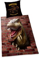 Herding Renforcé Dino 3D Bettbezug 135 x 200 cm...