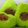 Soma Plüsch-Kissen Avocado Sofa-Rückenkissen Rund Lebensmittel Spielzeug Kuschel-Tier Plüsch-Tier Toy Früchte grün (Avocado 95 cm)+ GRATIS Schlüsselanhänger