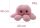 XXL Oktopus Reversible Kuscheltier Wende Plüschtier Octopus groß 40 cm doppelseitiger Flip Spielzeug Geschenkidee pink weiß