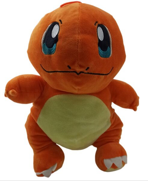 Soma Kuscheltier Pikachu Plüschtier XXL 28 cm Stofftier Anime Kawaii Plush Stofftier Cute Plushie Halloween Weihnachten Geschenke für Kinder (Glumanda 28 cm)