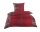 Optidream Mikrofaser Bettwäsche 135 x 200 cm Bettbezug Kopfkissenbezug 80 x 80 cm Ruby rot schwarz