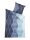 Optidream Mikrofaser Bettwäsche 135 x 200 cm Bettbezug Kopfkissenbezug 80 x 80 cm Alec-Blau Blau