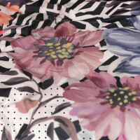 Melli Mello Mako Satin Bettwäsche Bettbezug 100 cm x 135 cm  Kopfkissenbezug 80 x 80 cm Blumen bunt