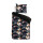 Melli Mello Mako Satin Bettwäsche Bettbezug 135 cm x 200 cm  Kopfkissenbezug 80 x 80 cm Steal The Night bunt