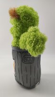 Soma Sesamstrasse Kuscheltier Plüsch Figur 35 cm Plüschtier Stofftier kuschelweich ab den ersten Lebensmonaten geeignet als Geschenk (Oscar in der Mülltonne Grün)