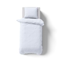 Soma Mikrofaser Bettwäsche 135 x 200 cm Bettbezug 135 cm x 200 cm  Kopfkissenbezug 80 x 80 cm uni weiß