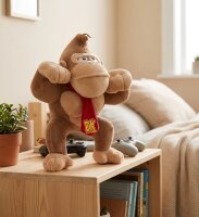 Soma Yoshi Drache Mario, Luigi, Donkey Kong, Toad Pilz Plüschfigur, 30cm, kuschelweich Dinosaurier, Kuscheltier, ab den ersten Lebensmonaten geeignet (Donkey Kong 30 cm)
