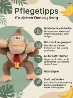 Soma Yoshi Drache Mario, Luigi, Donkey Kong, Toad Pilz Plüschfigur, 30cm, kuschelweich Dinosaurier, Kuscheltier, ab den ersten Lebensmonaten geeignet (Donkey Kong 30 cm)