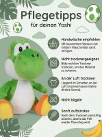 Soma Yoshi Drache Mario, Luigi, Donkey Kong, Toad Pilz Plüschfigur, 30cm, kuschelweich Dinosaurier, Kuscheltier, ab den ersten Lebensmonaten geeignet (Yoshi 32 cm)