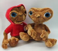 Soma E.T der Außerirdische Kuscheltier Plüschfigur XXL 25 cm Stofftier Geschenkidee für Kinder (E.T. mit Hoody)
