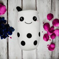 Bubble Tea Plüschtier Boba Kuscheltier Plüschpuppen Weiche XXL 30 cm  Kuscheltier Tee Weiche Puppe Teetasse Kissen Kinderspielzeug weiß
