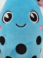 Bubble Tea Plüschtier Boba Kuscheltier Plüschpuppen Weiche Kuscheltier Tee Weiche Puppe Teetasse Kissen Kinderspielzeug (Blau, 15 cm)