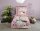 Soma Renforc&eacute; Bettw&auml;sche-Set 2 teilig Bettbezug 2tlg 135x200cm 80x80 Pferde Bettw&auml;sche rosa pink