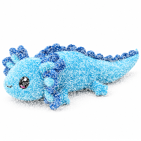 Axolotl Echse Molch Kuscheltier Figur Plüsch...