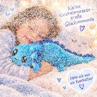 Axolotl Echse Molch Kuscheltier Figur Plüsch Tintenfisch Spiel Puppe XL 68 cm Plüschtier Püsch Wassertier blau