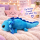 Axolotl Echse Molch Kuscheltier Figur Plüsch Tintenfisch Spiel Puppe XL 68 cm Plüschtier Püsch Wassertier blau