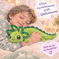 Axolotl Echse Molch Kuscheltier Figur Plüsch Tintenfisch Spiel Puppe XL 40 cm Plüschtier Püsch Wassertier grün