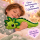 Axolotl Echse Molch Kuscheltier Figur Plüsch Tintenfisch Spiel Puppe XL 40 cm Plüschtier Püsch Wassertier grün