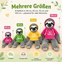 Faultier Kuscheltier XXL 50 cm Faultier Plüschtier Anime Kawaii Plush Stofftier Cute Plushies Plüschtiere Plushie Halloween Weihnachten Geschenke für Kinder Faultier Relax grün