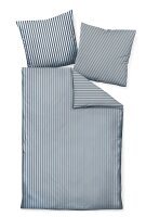 Janine Mako-Satin Bettwäsche 155x200,80x80 2 teilig  modernclassic 3912-72-510 atlantik