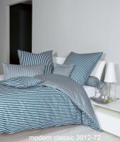 Janine Mako-Satin Bettwäsche 155x200,80x80 2 teilig  modernclassic 3912-72-510 atlantik