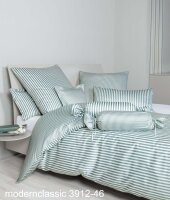 Janine Mako-Satin Bettwäsche 155X220,80x80 2 teilig  modernclassic 3912-46-512 salbeigrün