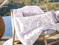 Irisette Mako-Satin Bettwäsche Set Florenz 8447 rosa 140 x 200 cm + 1 Kissenbezug 90x70 cm