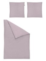 Irisette Mako-Satin Bettwäsche Set Florenz 8466 rosa 140 x 200 cm + 1 Kissenbezug 90x70 cm