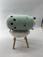 Bubble Tea Plüschtier Boba Kuscheltier Plüschpuppen Weiche Bubble Tea Kuscheltier Tee Weiche Puppe Teetasse Kissen Kinderspielzeug (grün, 30 cm)