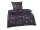Optidream Mikrofaser Bettwäsche 135 x 200 cm Bettbezug Kopfkissenbezug 80 x 80 cm Pavo schwarz