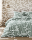Soma Harmony Musselin Bettwäsche 135 x 200 cm + 80 x 80 cm Matcha Grün aus 100 % Baumwolle