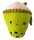 Bubble Tea Plüschtier 26 cm – Boba Kuscheltier Kissen für Kinder grün