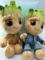 Marvel Groot Kuscheltier I Am Groot ich Bin Groot Plüsch Plüschtier ca. 35 cm Marvel Guardians of The Galaxy Kuscheltier (Groot Schlafanzug 35 cm)