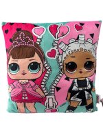 LOL Suprise Kissen Dekokissen 40 x 40 cm grün pink...