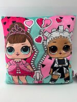 LOL Suprise Kissen Dekokissen 40 x 40 cm grün pink...