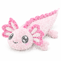 Axolotl Echse Molch Kuscheltier Figur Plüsch...