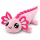 Axolotl Echse Molch Kuscheltier Figur Plüsch Tintenfisch Spiel Puppe XL 140 cm Plüschtier Püsch Wassertier (Axolotl rosa pink, 140 cm)