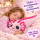 Axolotl Echse Molch Kuscheltier Figur Plüsch Tintenfisch Spiel Puppe XL 140 cm Plüschtier Püsch Wassertier (Axolotl rosa pink, 140 cm)