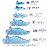 Axolotl Echse Molch Kuscheltier Figur Plüsch Tintenfisch Spiel Puppe XL 140 cm Plüschtier Püsch Wassertier Axolotl blau, 140 cm