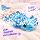 Axolotl Echse Molch Kuscheltier Figur Plüsch Tintenfisch Spiel Puppe XL 140 cm Plüschtier Püsch Wassertier Axolotl blau, 140 cm
