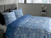 Heckett and Lane Mako Satin Cooper Bettwäsche 135 Lilac Flowers Lilac 1 Bettbezug 135x200cm + 1 Kissenbezug 80x80cm